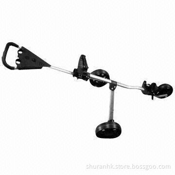 3-wheel Push Golf Trolley with Weather-resistant Scorecard Holder and Soft Grip Handle